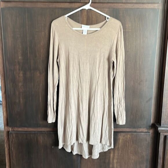 Soft Surroundings Tunic Length Long Sleeve Top Size Small - Picture 1 of 3